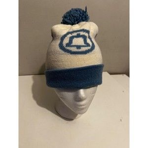 Vintage BELL Telephone Company Winter Pom Pom Snow Hat Cap